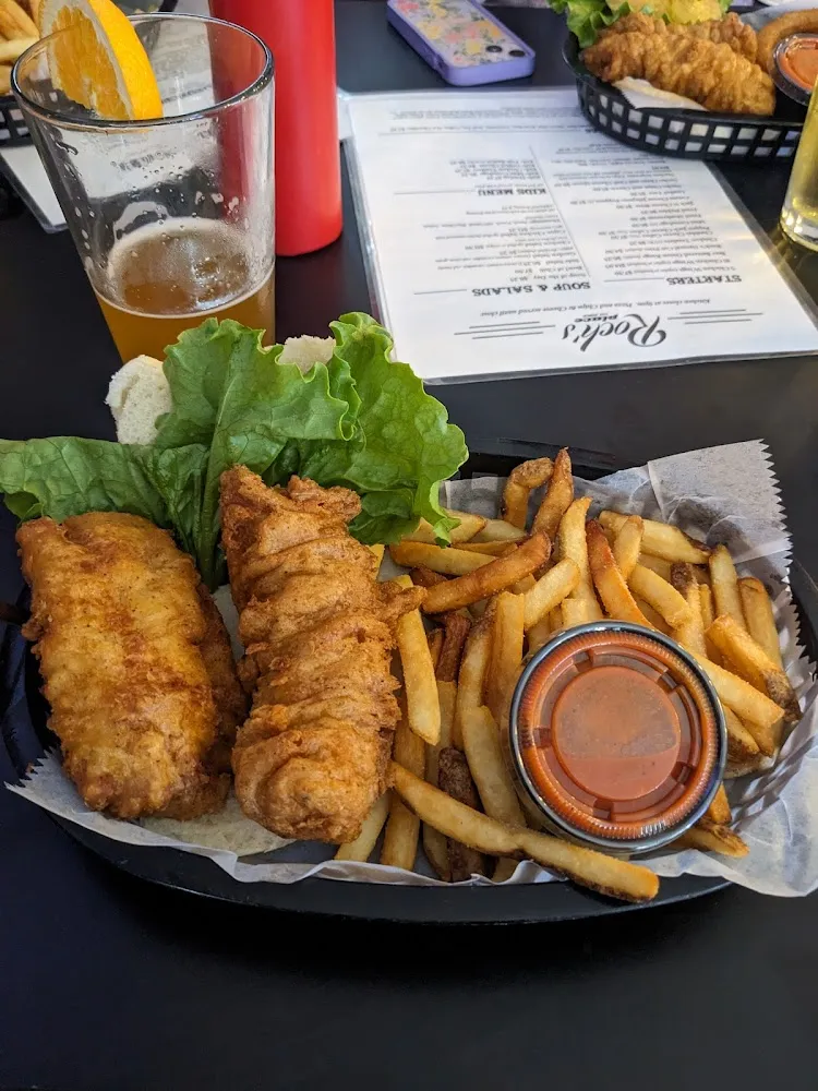 Cod Sandwich with Fries